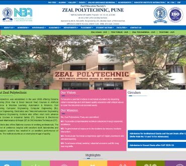 Polytechnic College design and development in Pune by V3S Web Solutions