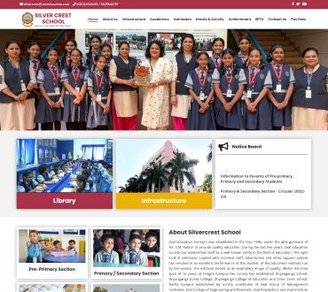 Responsive school website design and development in Pune