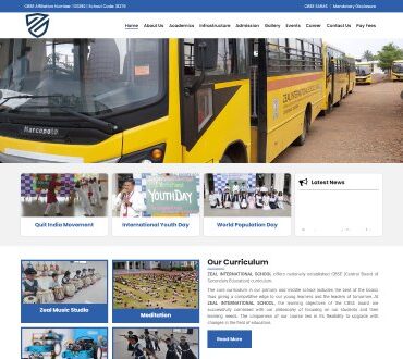 CBSE school website design and development in Sangli Maharashtra